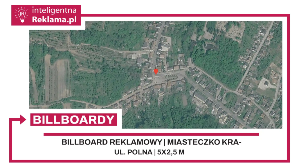 Lokalizacja reklamowa w Miasteczko Krajeńskie przy ul. Polna - powierzchnia 12,5 m²