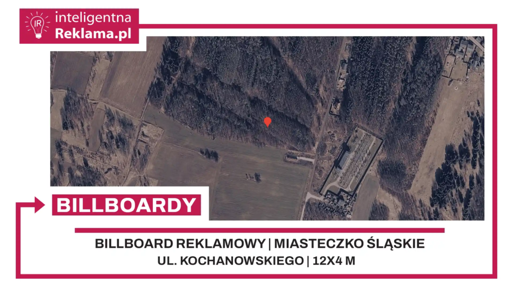 Lokalizacja reklamowa w Miasteczko Śląskie przy ul. Kochanowskiego - powierzchnia 48 m²