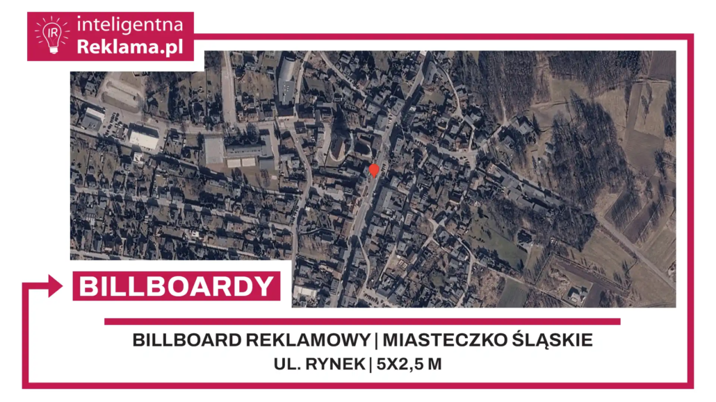 Lokalizacja reklamowa w Miasteczko Śląskie przy ul. Rynek - powierzchnia 12,5 m²