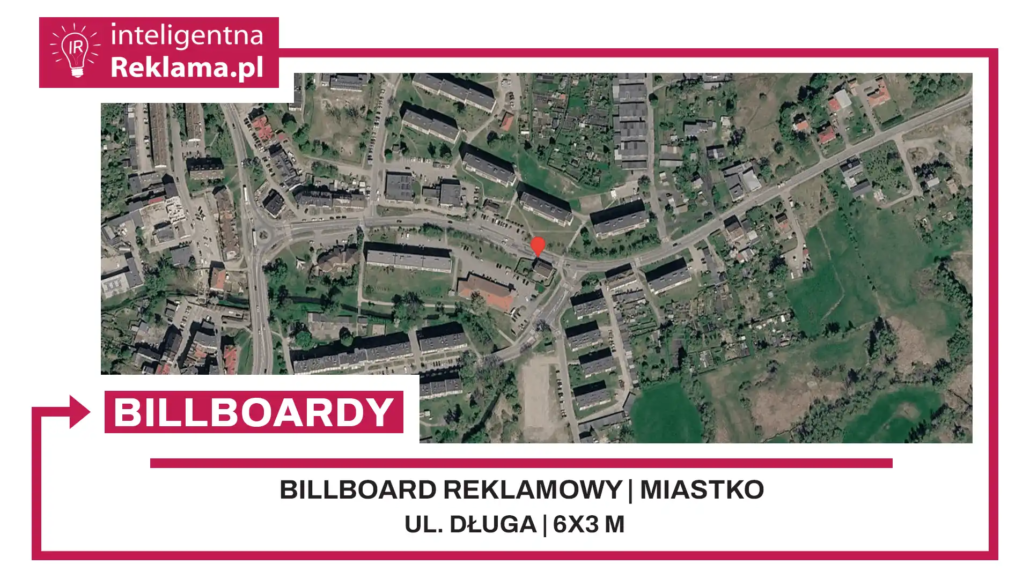 Lokalizacja reklamowa w Miastko przy ul. ul. Długa - powierzchnia 18 m²