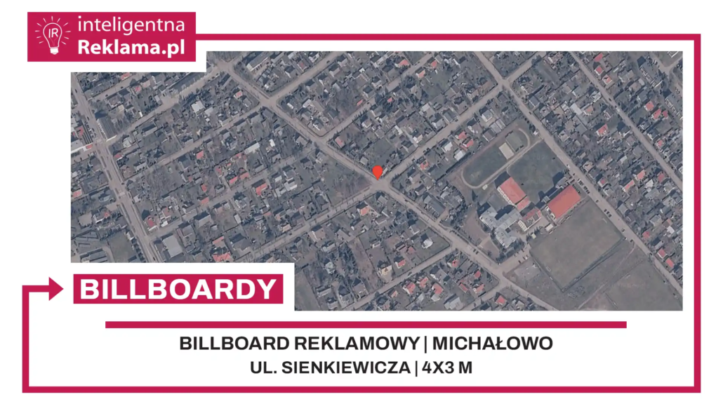 Lokalizacja reklamowa w Michałowo przy ul. Sienkiewicza - powierzchnia 12 m²