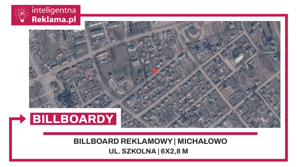 Lokalizacja reklamowa w Michałowo przy ul. Szkolna - powierzchnia 16,8 m²