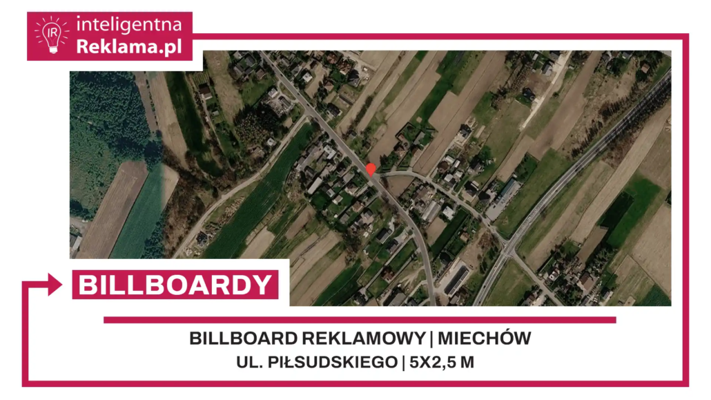 Lokalizacja reklamowa w Miechów przy ul. Piłsudskiego - powierzchnia 12,5 m²
