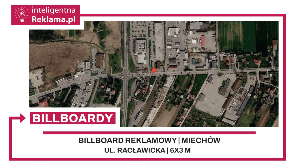 Lokalizacja reklamowa w Miechów przy ul. Racławicka - powierzchnia 18 m²