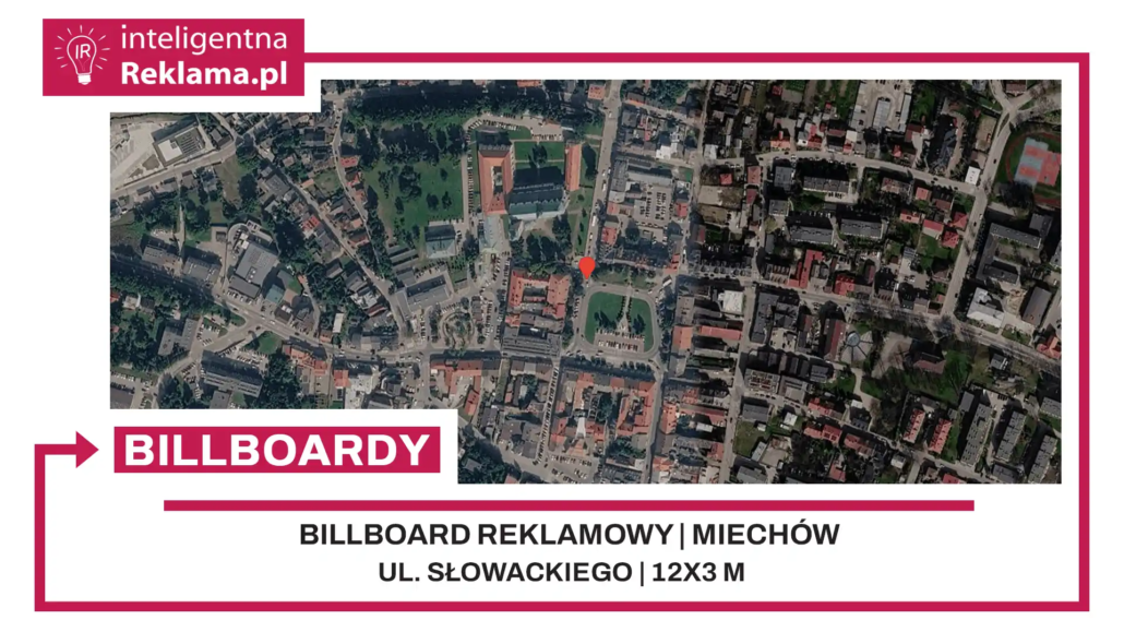 Lokalizacja reklamowa w Miechów przy ul. Słowackiego - powierzchnia 36 m²