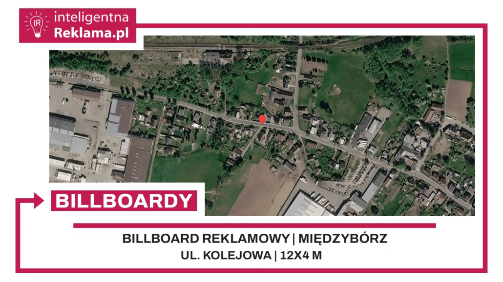 Lokalizacja reklamowa w Międzybórz przy ul. Kolejowa - powierzchnia 48 m²