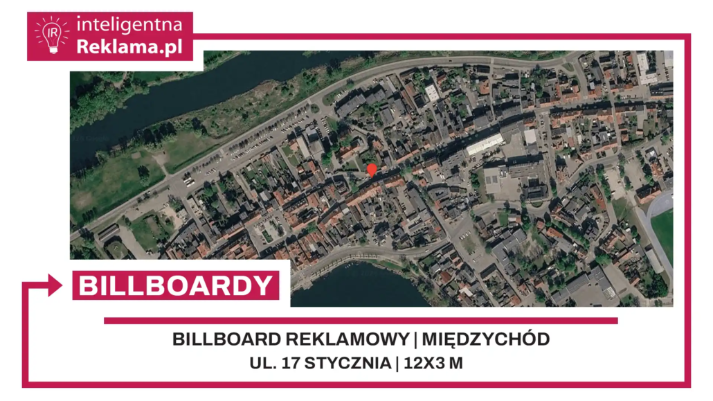 Lokalizacja reklamowa w Międzychód przy ul. ul. 17 Stycznia - powierzchnia 36 m²