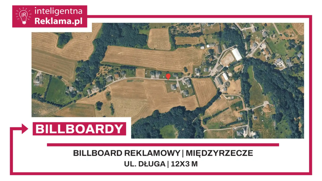Lokalizacja reklamowa w Międzyrzecze przy ul. Długa - powierzchnia 36 m²