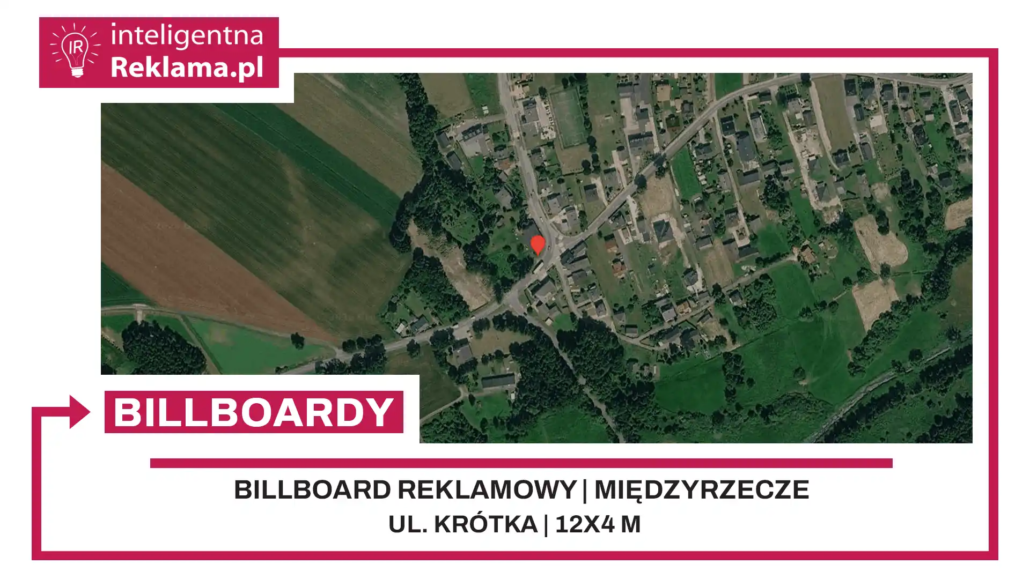 Lokalizacja reklamowa w Międzyrzecze przy ul. Krótka - powierzchnia 48 m²