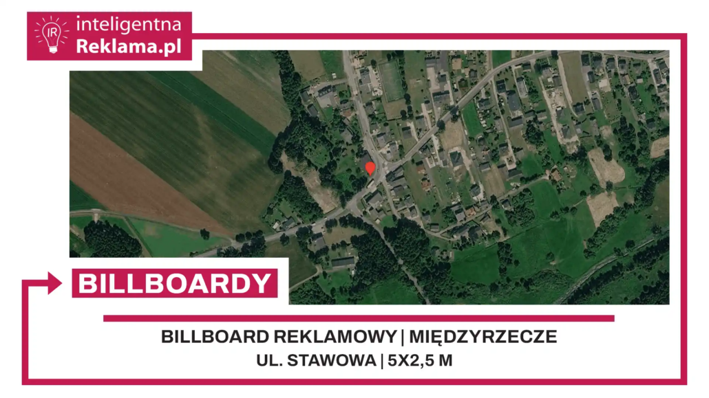 Lokalizacja reklamowa w Międzyrzecze przy ul. Stawowa - powierzchnia 12,5 m²