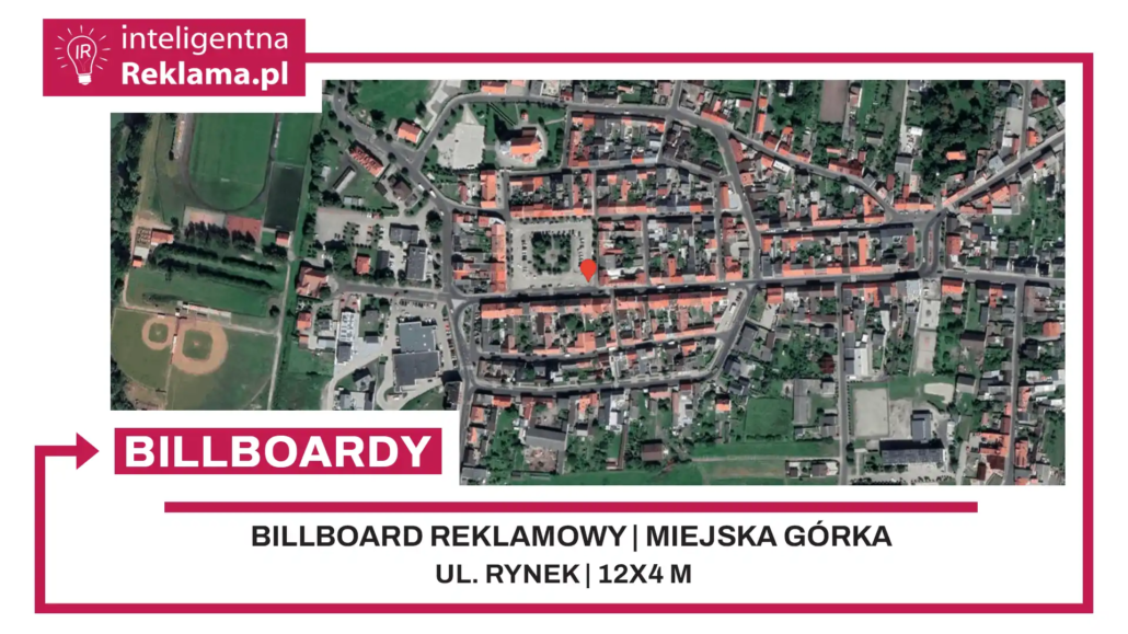 Lokalizacja reklamowa w Miejska Górka przy ul. Rynek - powierzchnia 48 m²