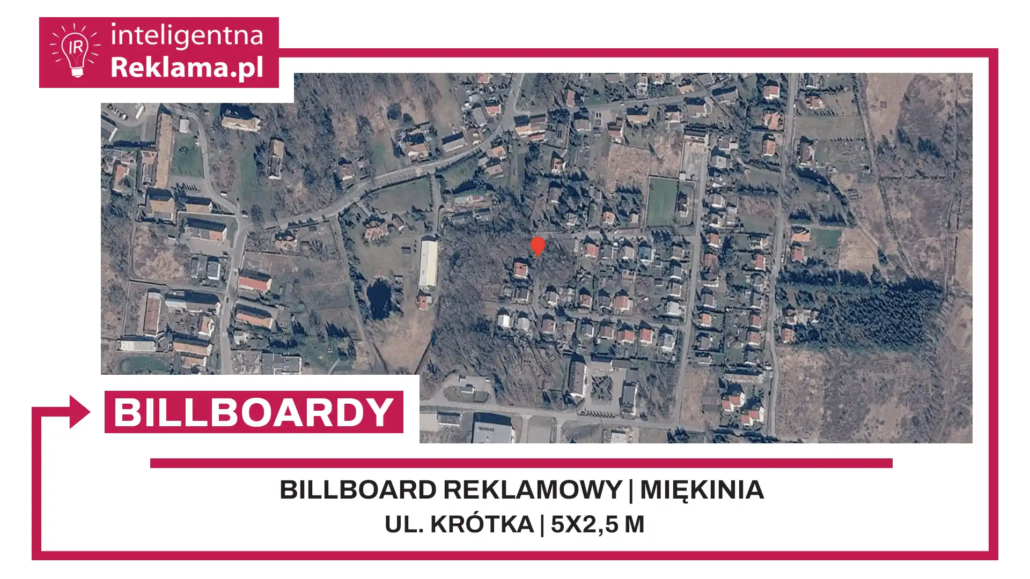 Lokalizacja reklamowa w Miękinia przy ul. Krótka - powierzchnia 12,5 m²