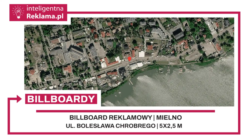 Lokalizacja reklamowa w Mielno przy ul. Bolesława Chrobrego - powierzchnia 12,5 m²