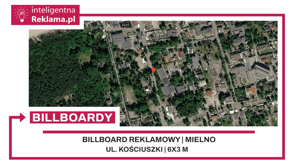 Lokalizacja reklamowa w Mielno przy ul. Kościuszki - powierzchnia 18 m²