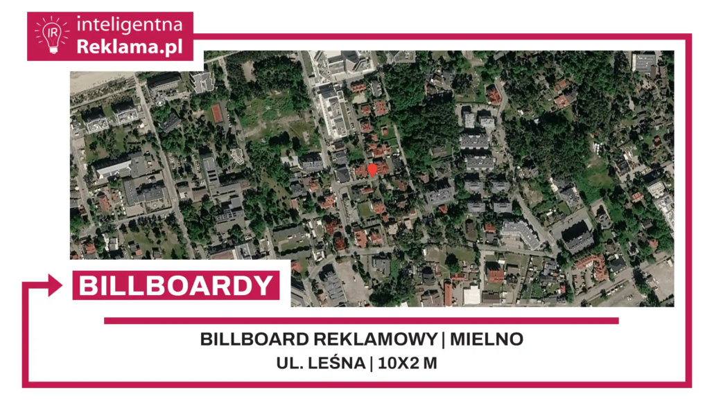 Lokalizacja reklamowa w Mielno przy ul. Leśna - powierzchnia 20 m²