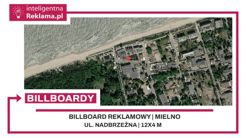 Lokalizacja reklamowa w Mielno przy ul. Nadbrzeżna - powierzchnia 48 m²