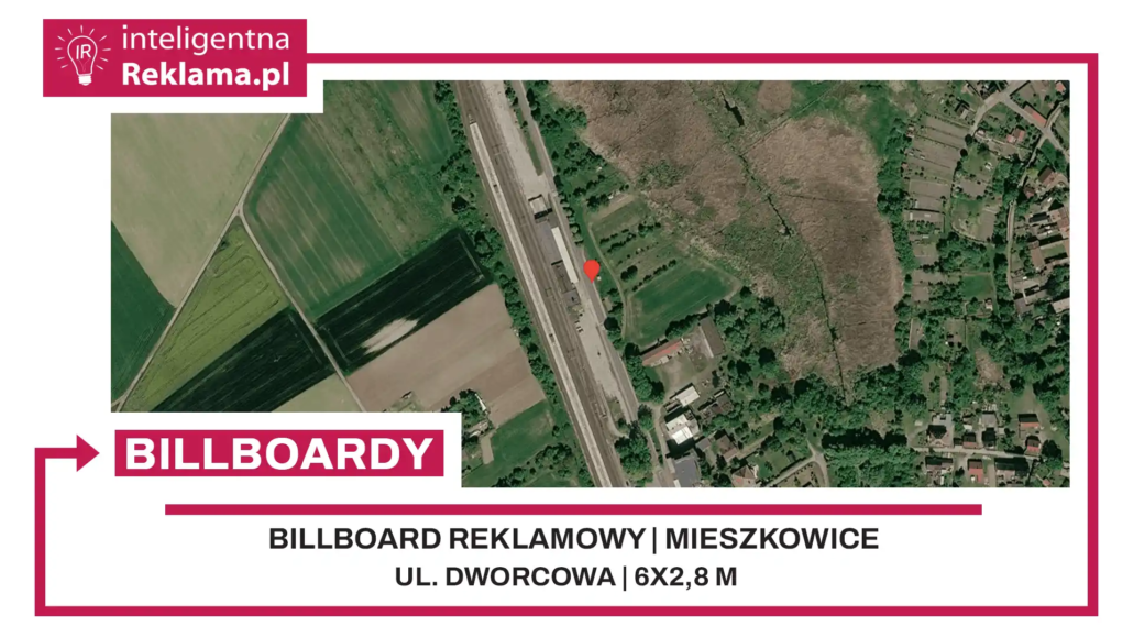 Lokalizacja reklamowa w Mieszkowice przy ul. Dworcowa - powierzchnia 16,8 m²