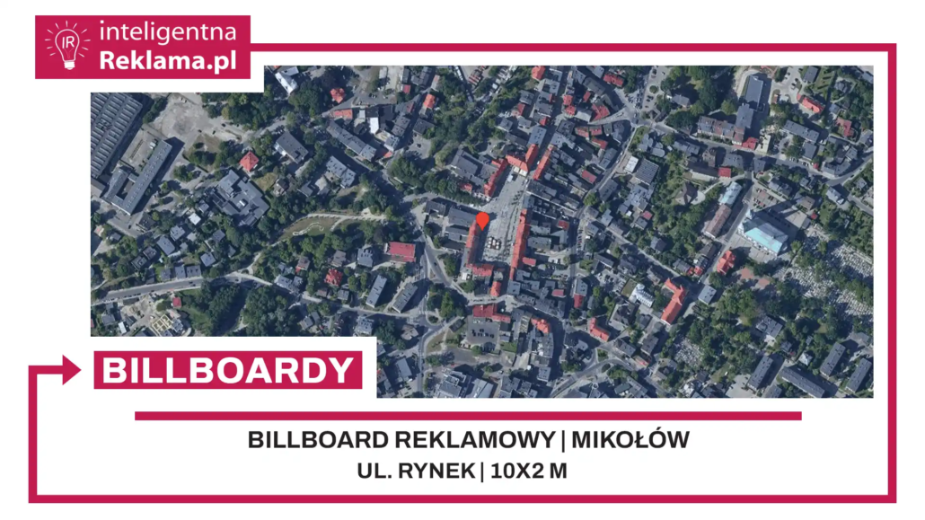 Lokalizacja reklamowa w Mikołów przy ul. Rynek - powierzchnia 20 m²
