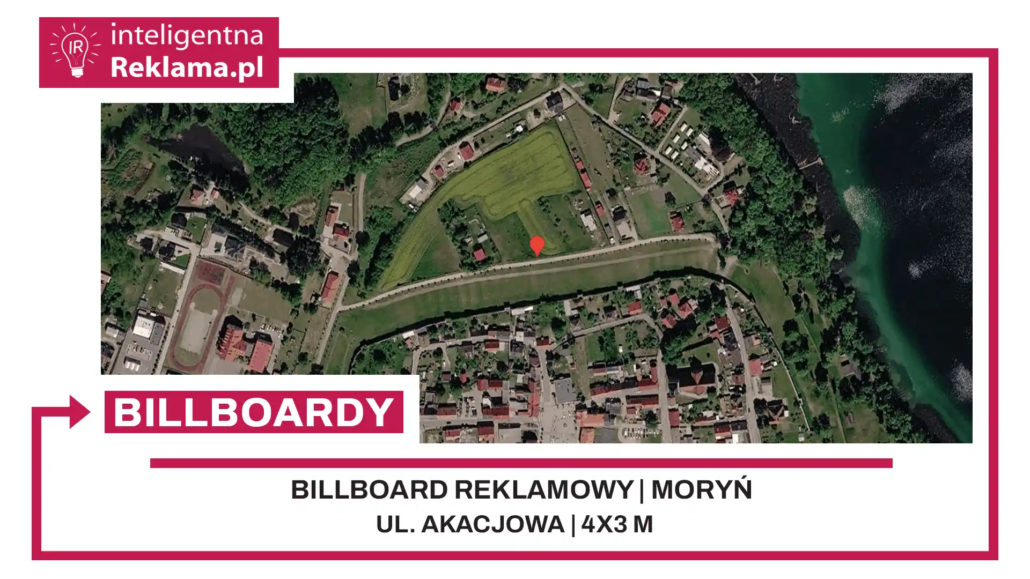 Lokalizacja reklamowa w Moryń przy ul. Akacjowa - powierzchnia 12 m²