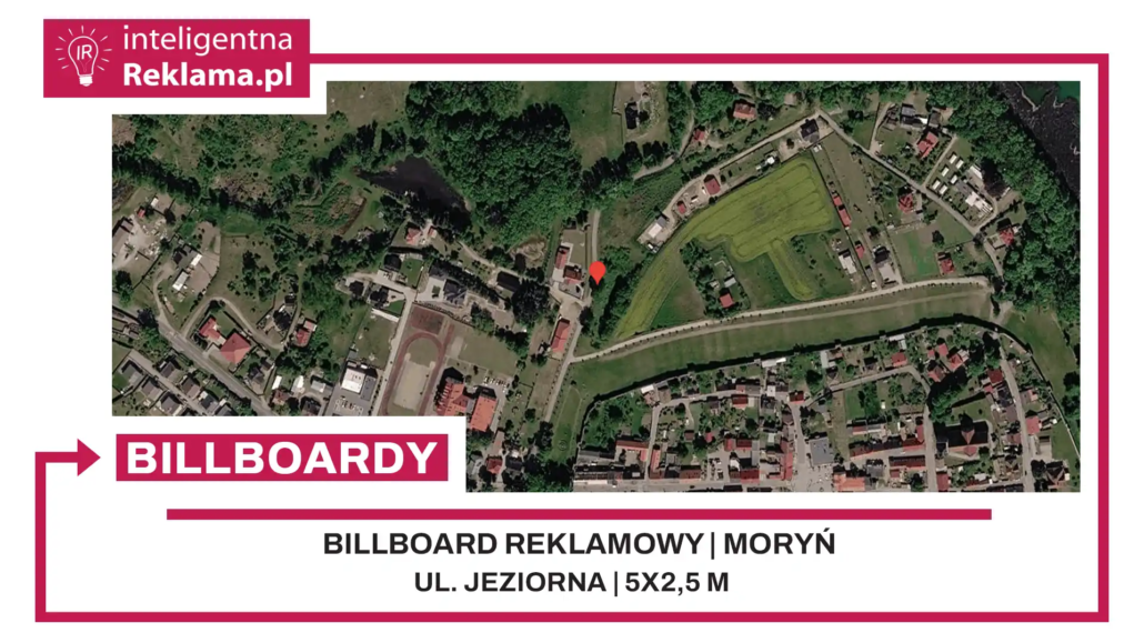 Lokalizacja reklamowa w Moryń przy ul. Jeziorna - powierzchnia 12,5 m²