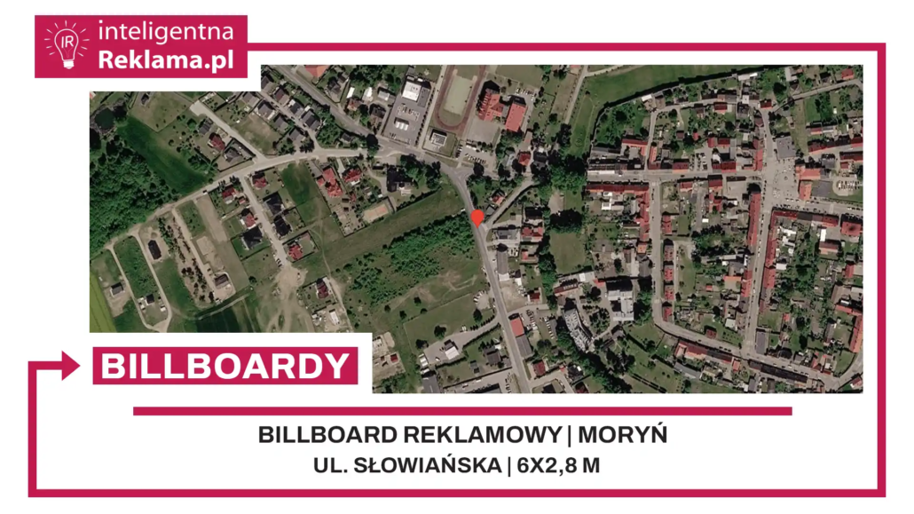 Lokalizacja reklamowa w Moryń przy ul. ul. Słowiańska - powierzchnia 16,8 m²