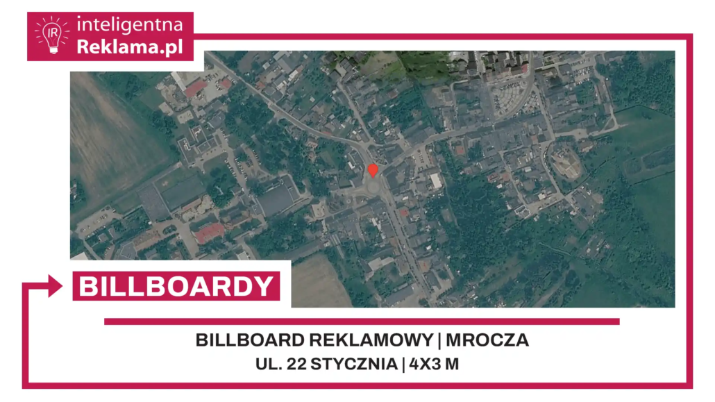 Lokalizacja reklamowa w Mrocza przy ul. ul. 22 Stycznia - powierzchnia 12 m²