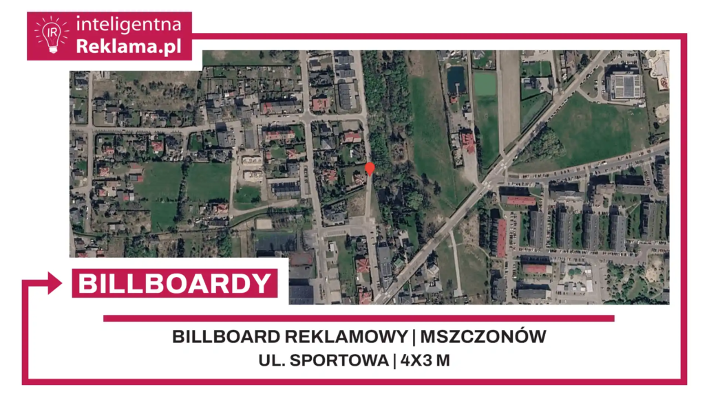 Lokalizacja reklamowa w Mszczonów przy ul. Sportowa - powierzchnia 12 m²