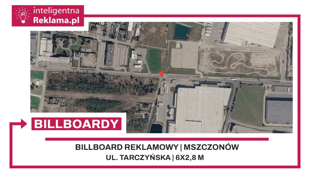 Lokalizacja reklamowa w Mszczonów przy ul. Tarczyńska - powierzchnia 16,8 m²