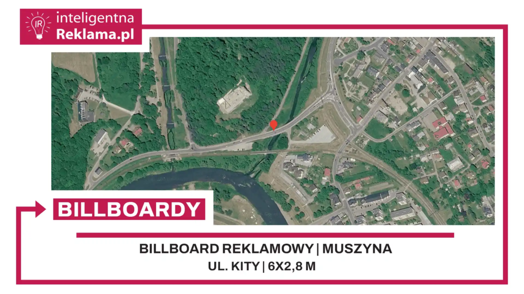 Lokalizacja reklamowa w Muszyna przy ul. Kity - powierzchnia 16,8 m²