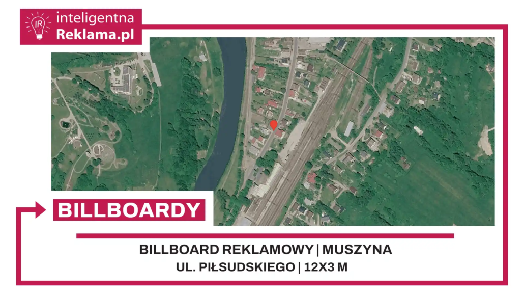 Lokalizacja reklamowa w Muszyna przy ul. Piłsudskiego - powierzchnia 36 m²