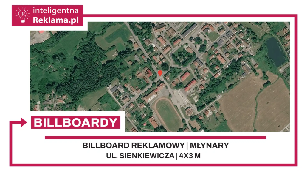 Lokalizacja reklamowa w Młynary przy ul. Sienkiewicza - powierzchnia 12 m²