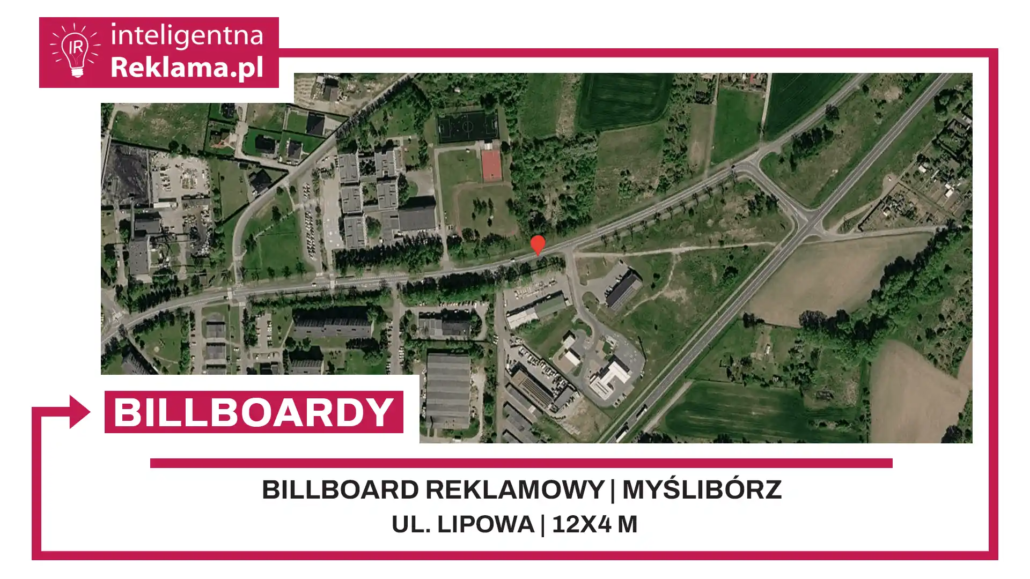 Lokalizacja reklamowa w Myślibórz przy ul. Lipowa - powierzchnia 48 m²