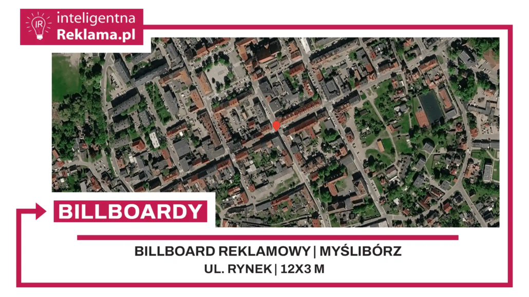 Lokalizacja reklamowa w Myślibórz przy ul. Rynek - powierzchnia 36 m²