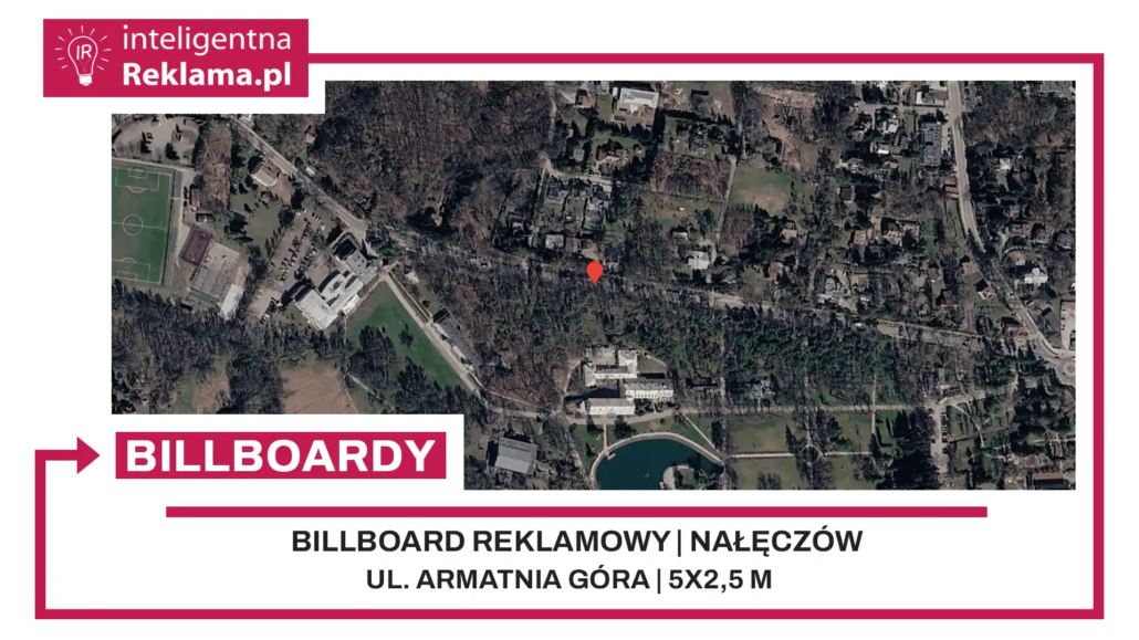 Lokalizacja reklamowa w Nałęczów przy ul. Armatnia Góra - powierzchnia 12,5 m²