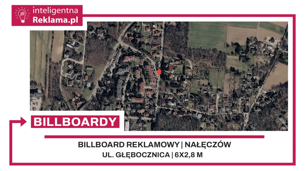 Lokalizacja reklamowa w Nałęczów przy ul. Głębocznica - powierzchnia 16,8 m²