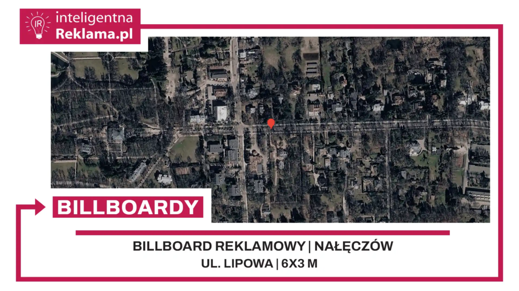 Lokalizacja reklamowa w Nałęczów przy ul. ul. Lipowa - powierzchnia 18 m²