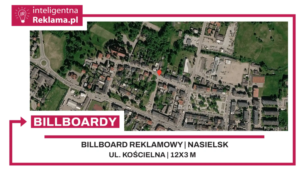 Lokalizacja reklamowa w Nasielsk przy ul. Kościelna - powierzchnia 36 m²