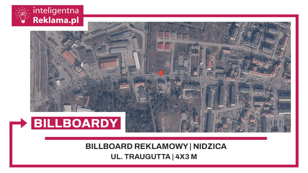Lokalizacja reklamowa w Nidzica przy ul. ul. Traugutta - powierzchnia 12 m²