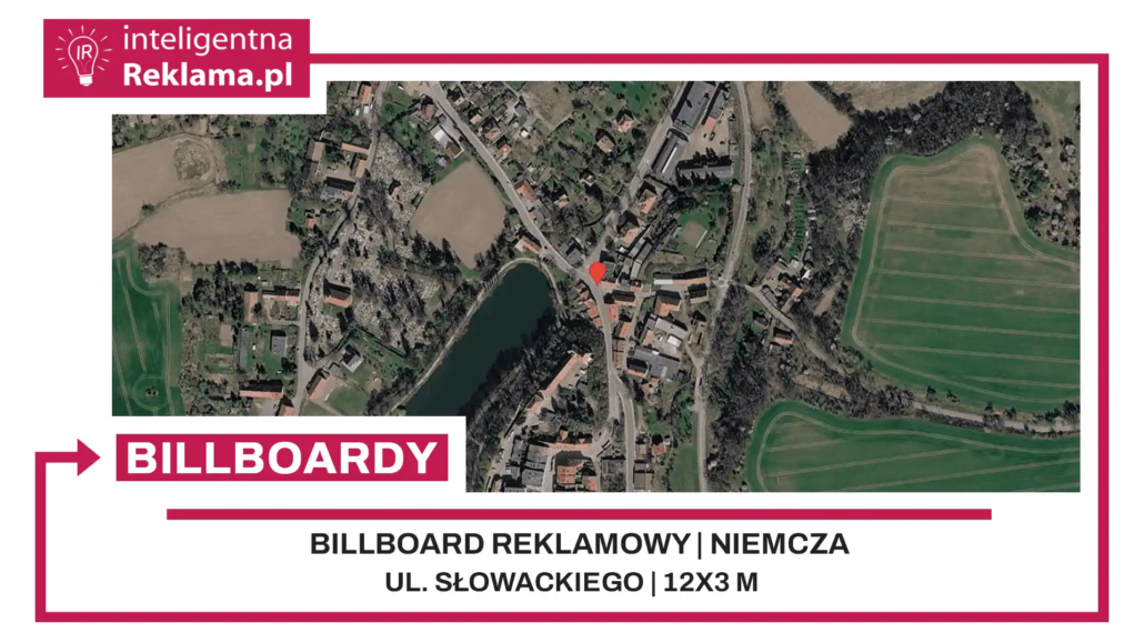 Lokalizacja reklamowa w Niemcza przy ul. Słowackiego - powierzchnia 36 m²
