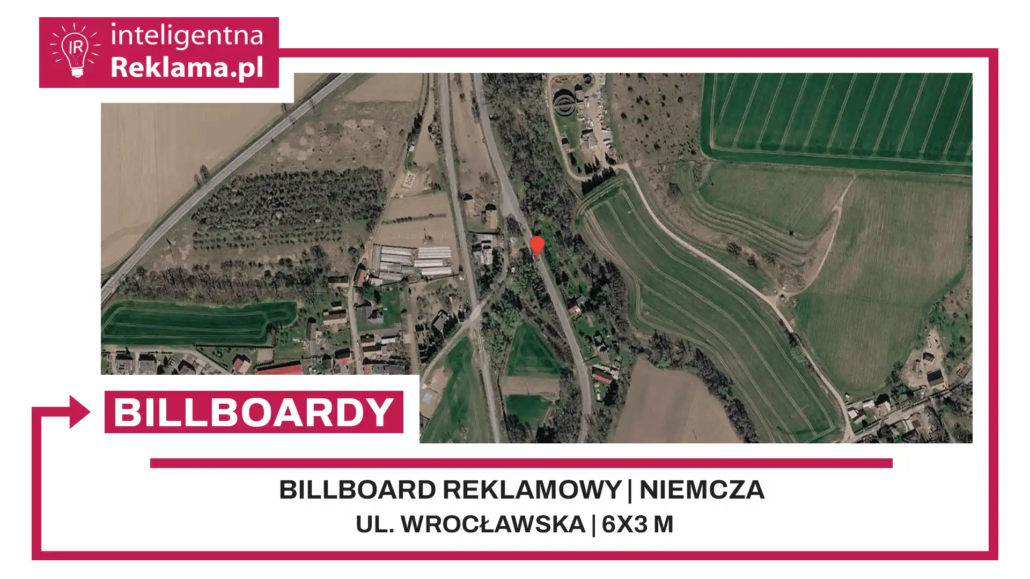 Lokalizacja reklamowa w Niemcza przy ul. Wrocławska - powierzchnia 18 m²