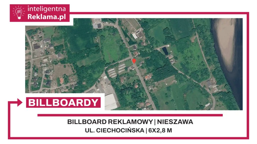 Lokalizacja reklamowa w Nieszawa przy ul. Ciechocińska - powierzchnia 16,8 m²