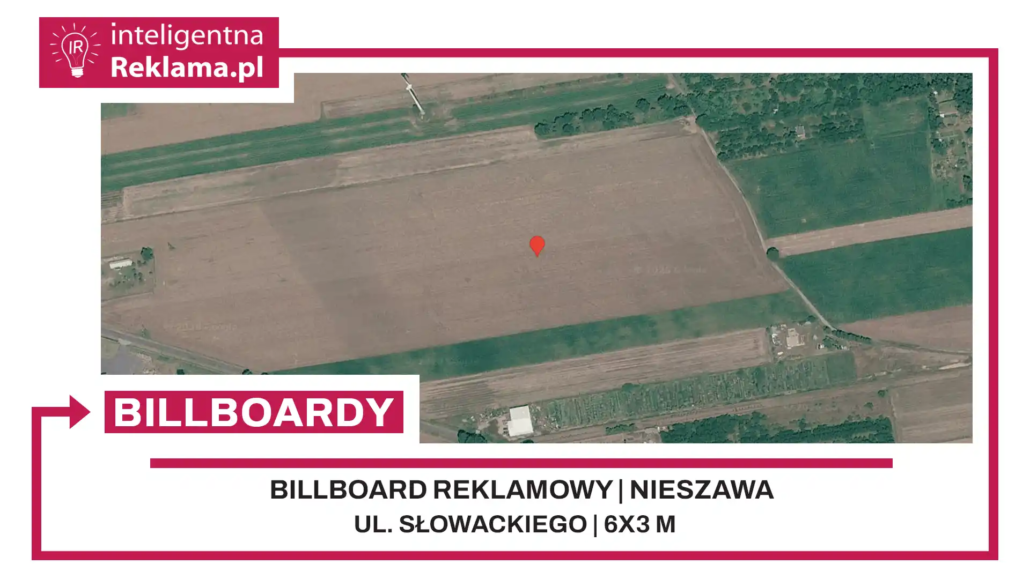 Lokalizacja reklamowa w Nieszawa przy ul. Słowackiego - powierzchnia 18 m²