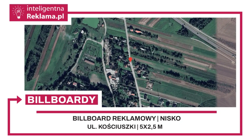 Lokalizacja reklamowa w Nisko przy ul. Kościuszki - powierzchnia 12,5 m²