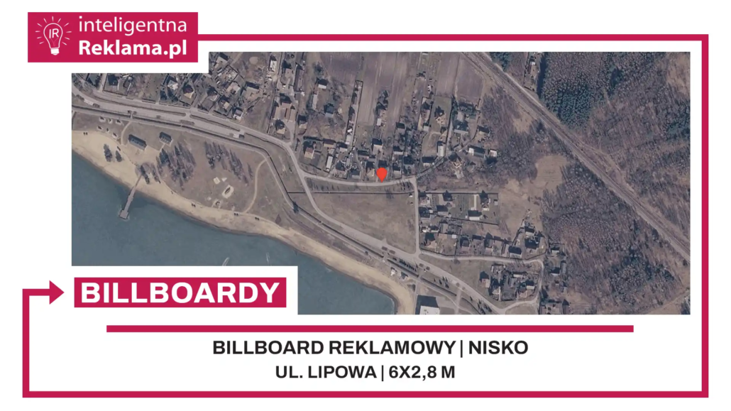 Lokalizacja reklamowa w Nisko przy ul. Lipowa - powierzchnia 16,8 m²