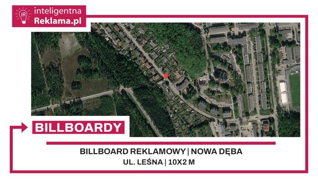 Lokalizacja reklamowa w Nowa Dęba przy ul. Leśna - powierzchnia 20 m²