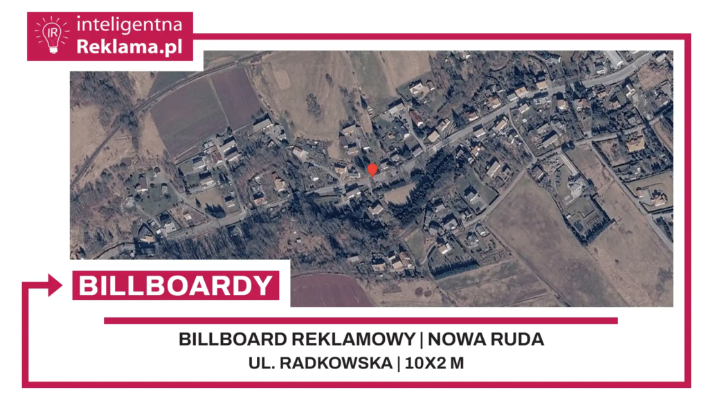 Lokalizacja reklamowa w Nowa Ruda przy ul. Radkowska - powierzchnia 20 m²