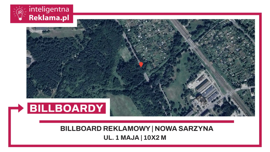 Lokalizacja reklamowa w Nowa Sarzyna przy ul. 1 maja - powierzchnia 20 m²