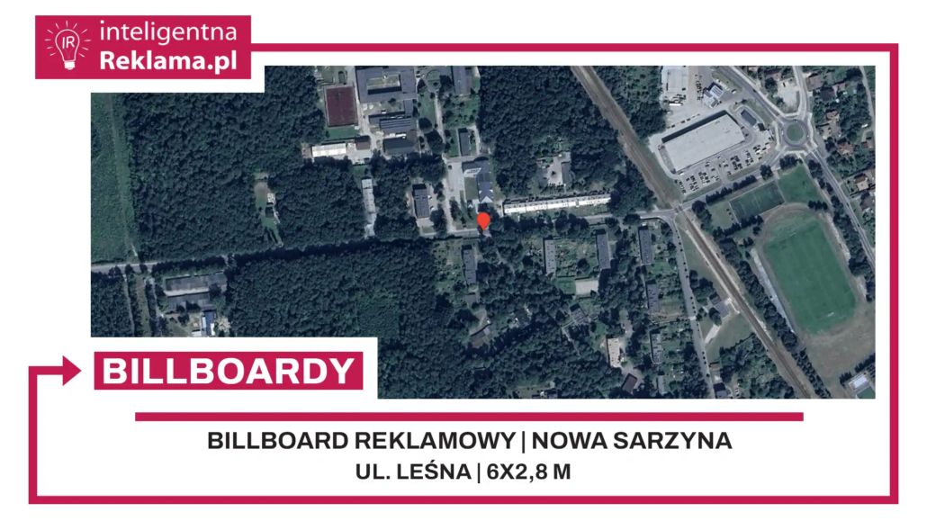 Lokalizacja reklamowa w Nowa Sarzyna przy ul. Leśna - powierzchnia 16,8 m²