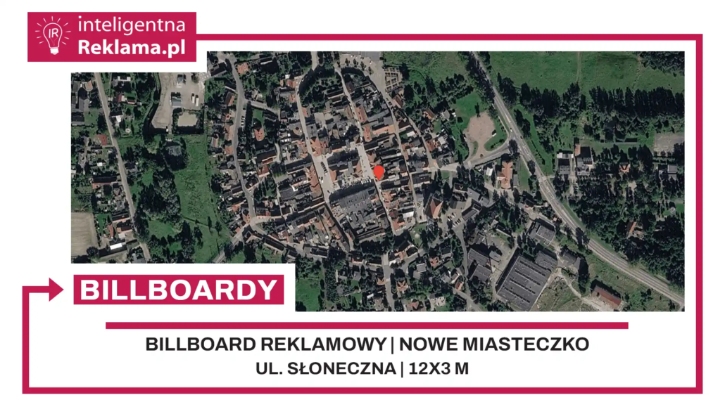 Lokalizacja reklamowa w Nowe Miasteczko przy ul. Słoneczna - powierzchnia 36 m²