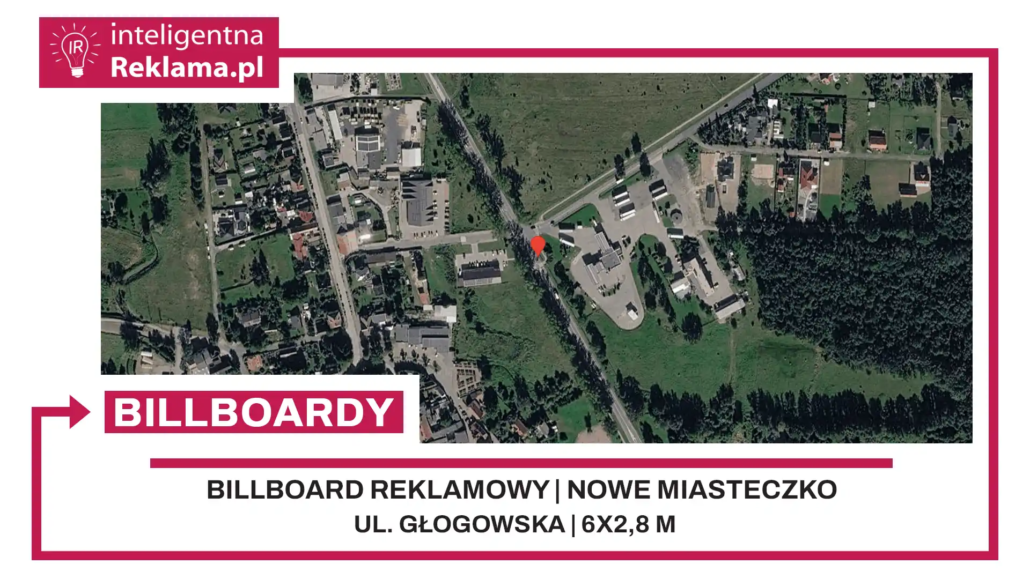 Lokalizacja reklamowa w Nowe Miasteczko przy ul. ul. Głogowska - powierzchnia 16,8 m²